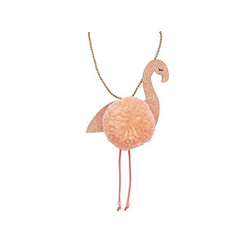 Meri Meri Flamingo Pompom Necklace