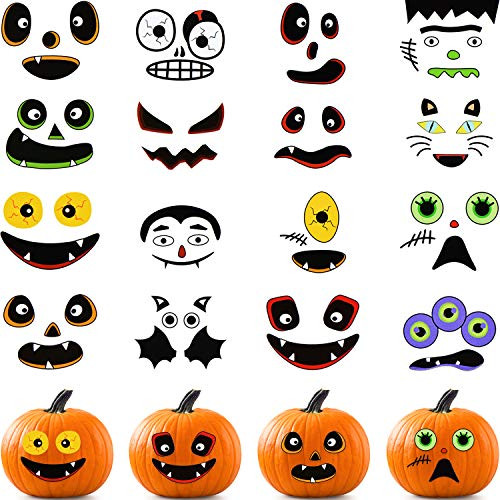 Outus 48 Pieces Pumpkin Stickers Halloween Pumpkin Decoration Stickers Craft Stickers for Halloween Party Decoration Favors Outus 48 Pieces Pumpkin Stickers Halloween Pumpkin Decoration Stickers Craft Stickers for Halloween Party Decoration Favors