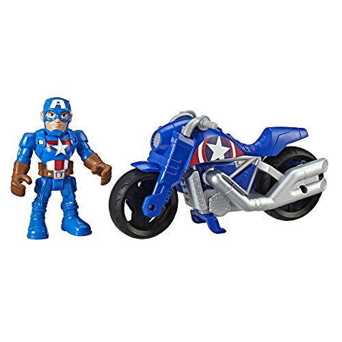 Super Hero Adventures Playskool Heroes Marvel Captain America Victory Racer