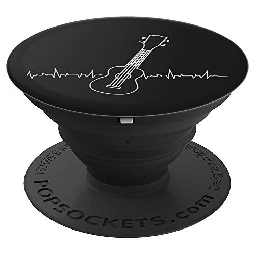 Ukulele EKG Heartbeat Pulse Music Hawaiian Gift - PopSockets Grip and Stand for Phones and Tablets Ukulele EKG Heartbeat Pulse Music Hawaiian Gift - PopSockets Grip and Stand for Phones and Tablets