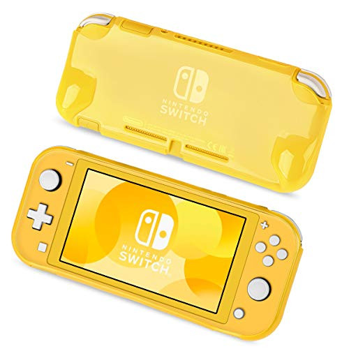 Protective Case for Nintendo Switch Lite, Soft TPU Anti-Scratch Shock-Absorption Grip Cover Case Compatible with Nintendo Switch Lite Console (Yellow)