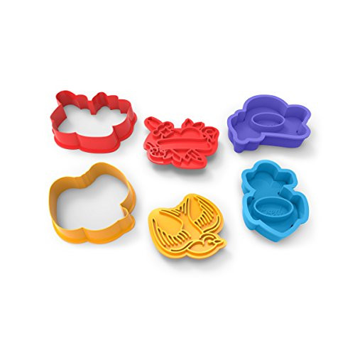 Fred TOUGH COOKIE Tattoo Cookie Cutter/Stampers, Set of 4