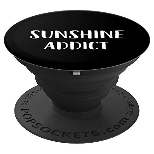 Sunshine Addict - Foodie Feast Quote - PopSockets Grip and Stand for Phones and Tablets Sunshine Addict - Foodie Feast Quote - PopSockets Grip and Stand for Phones and Tablets