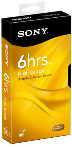 SONY HIGH GRADE 120 MIN VIDEO CASSETTE