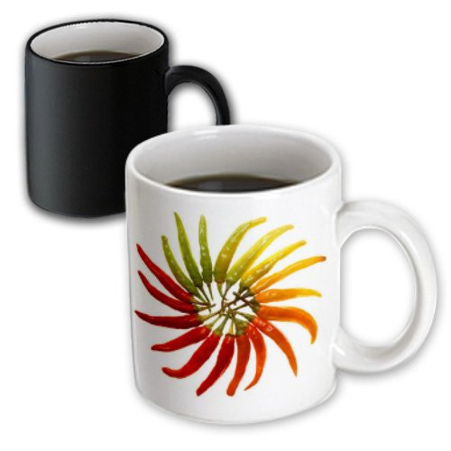 3dRose mug_46855_3"Red Hot Chili Peppers - chili, chili pepper, chilli, chilli peppers, pepper, peppers, red" Magic Transforming Mug, 11 oz, Multicolor 3dRose mug_46855_3"Red Hot Chili Peppers - chili, chili pepper, chilli, chilli peppers, pepper, peppers, red" Magic Transforming Mug, 11 oz, Multicolor