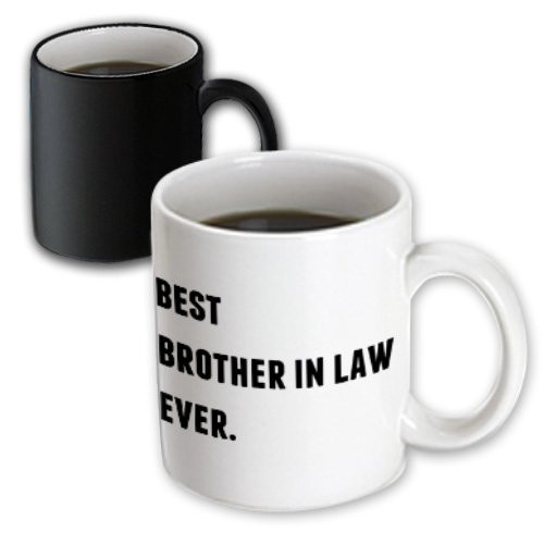 3dRose 213351_3 Best Brother In Law Ever, Black Letters On A White Background Mug 11 oz 3dRose 213351_3 Best Brother In Law Ever, Black Letters On A White Background Mug 11 oz