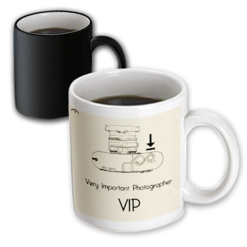 3dRose VIP Very Important Photographer Magic Transforming Mug, 11-Ounce