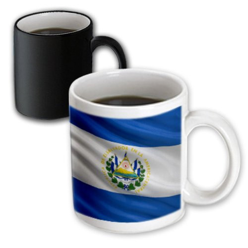 3dRose mug_178737_3 Flag Of El Salvador Waving In The Wind Magic Transforming Mug, 11 oz 3dRose mug_178737_3 Flag Of El Salvador Waving In The Wind Magic Transforming Mug, 11 oz