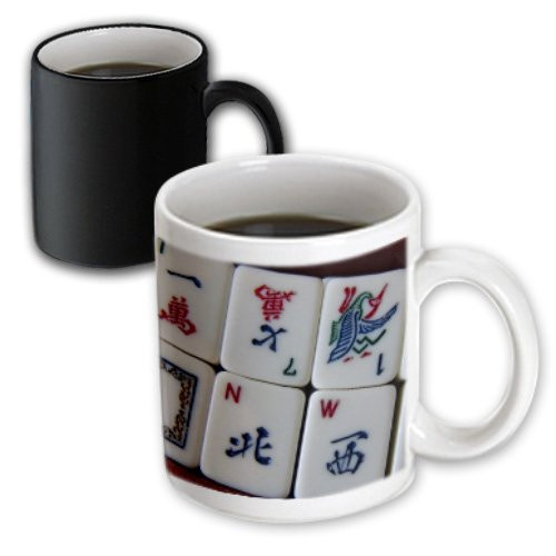3dRose Luv Mah Jongg, Magic Transforming Mug, 11-Ounce