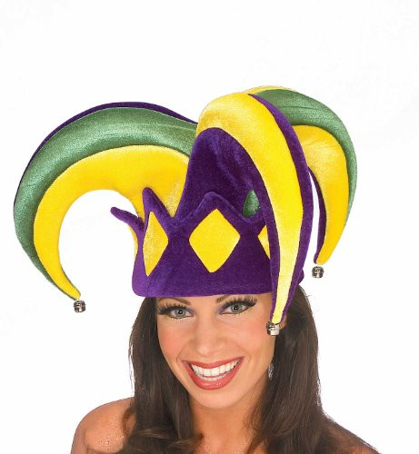 Rubie's Mardi Gras Royale Jester Hat, Adult
