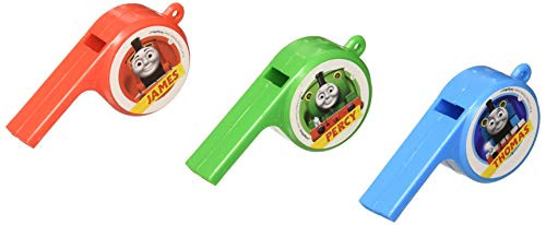 "Thomas All Aboard" Packaged Whistles, Party Favor, 72 Ct "Thomas All Aboard" Packaged Whistles, Party Favor, 72 Ct