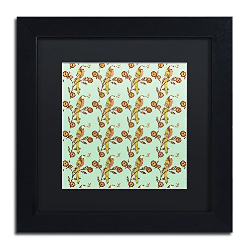 Chanson d'Amour by Sylvie Demers Frame, 11" x 11", Black Matte