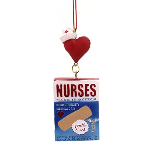 Kurt Adler Bandage Box "Nurses" Hanging Christmas Ornament