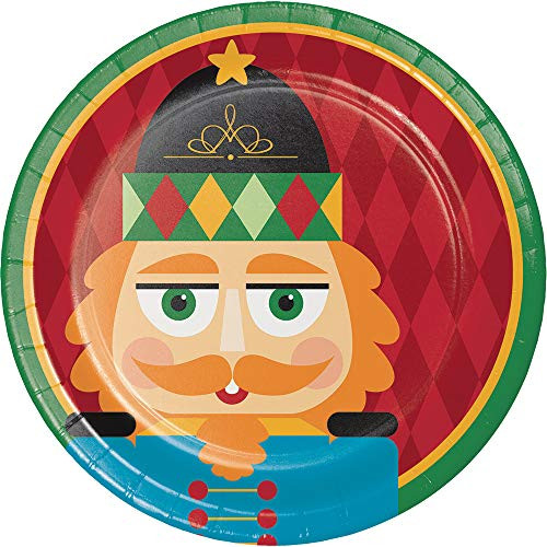 Creative Converting 332087case Nutcracker Dessert Plates, One Size, Multicolor