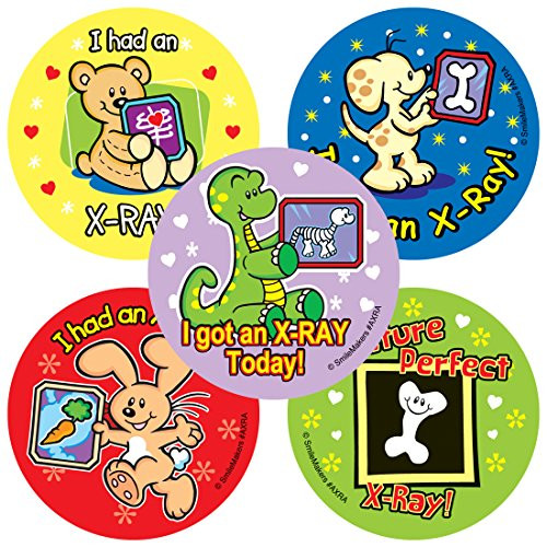 SmileMakers Had an X-Ray Stickers - Prizes 100 per Pack