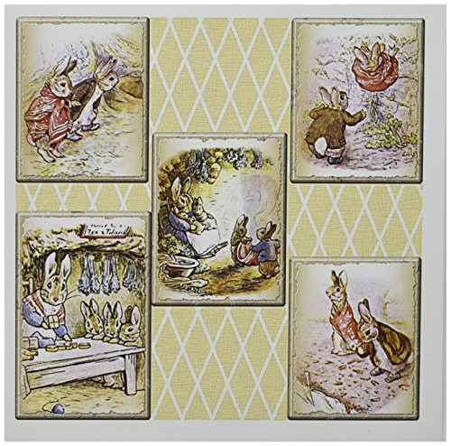 3dRose Peter Rabbit Vintage Collage Art- Stories - Greeting Cards, 6 x 6 inches, set of 12 (gc_79405_2) 3dRose Peter Rabbit Vintage Collage Art- Stories - Greeting Cards, 6 x 6 inches, set of 12 (gc_79405_2)