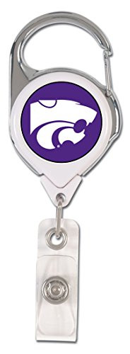Kansas State University KSU Wildcats Premium Badge Reel, 2 sided graphics