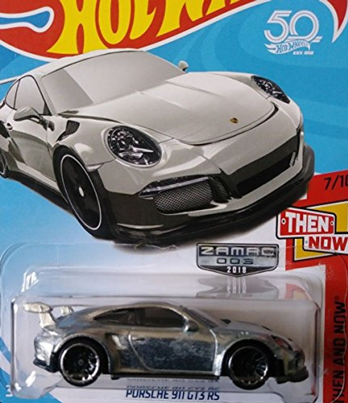 Hot Wheels 2018 50th Anniversary Porsche 911 GT3 RS, Exclusive ZAMAC Hot Wheels 2018 50th Anniversary Porsche 911 GT3 RS, Exclusive ZAMAC