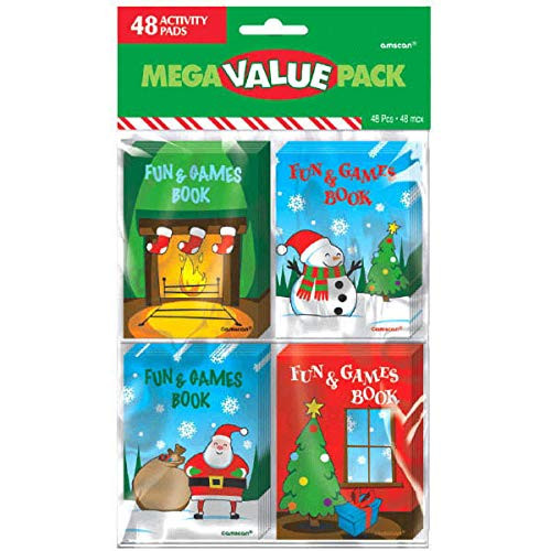 Fun Christmas Notepads, Mega Value Pack | Party Favor, 288 Ct.