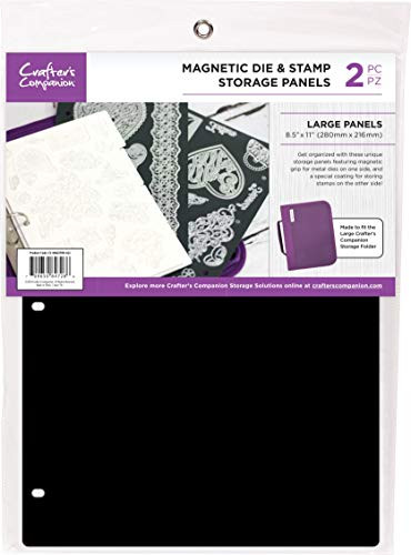 Crafter's Companion CCMAGSTL 8.5"X11" Magnetic Storage Panels 2/Pkg-Large