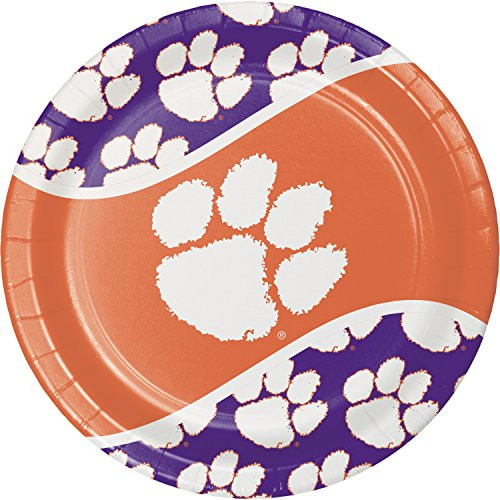 Clemson University Paper Plates, 24 ct