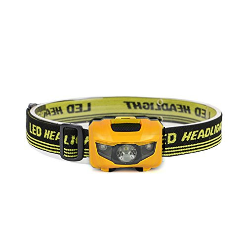 BABOOM BABOOM Orange LED Headlamp White/Red Lights Headlamp, LED Headlamp Flashlights, Waterproof Orange LED Red Headlamp Flashlight Headlight Ultra Bright and Lightweight Orange LED Headlamp