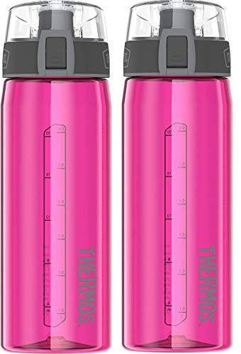 Thermos 24 Ounce Eastman Tritan Hydration Bottle - 2 Bottle Set (Ultra Pink)