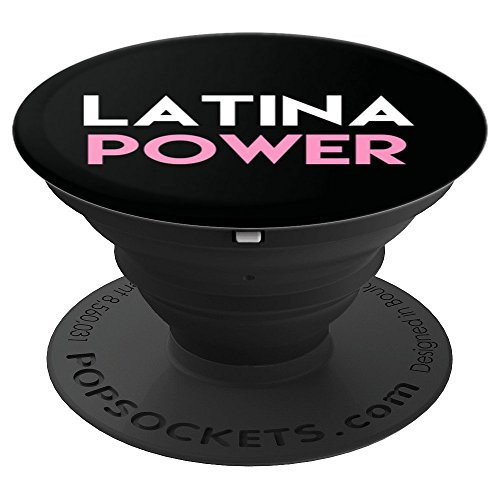 Powerful Latina Power Gift for Hispanic Women and Girls - PopSockets Grip and Stand for Phones and Tablets