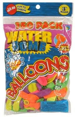 JA-RU 400 Water Bomb Balloons w/ Hose Filler Attachments