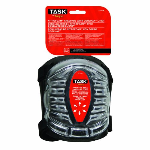 Task Tools T77705 All-Terrain Nitrofoam Kneepads  with Coolmax Liner