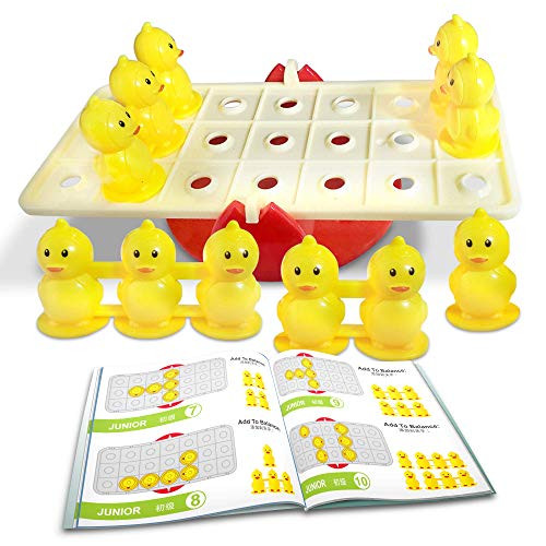 Gamie Balanced Duckling Game for Kids - Fun Educational Learning Game for Boys and Girls - 40 Different Challenges - Develops Concentration, Cognitive Thinking, and Hand-Eye Coordination