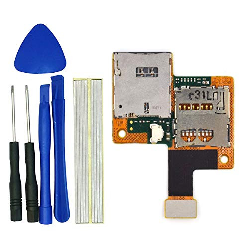 klesti Single SIM Card Tray+ SD Card Reader Flex Cable Replacement Compatible with HTC Desire 601