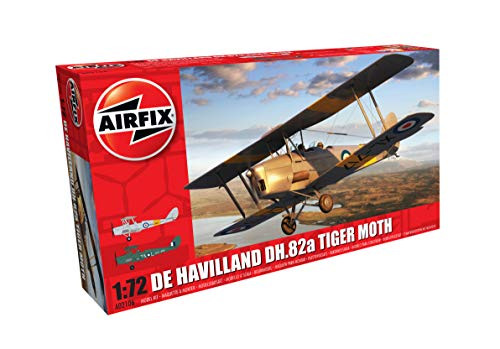 Airfix De Havilland DH.82a Tiger Moth 1:72 Military Aviation Plastic Model Kit A02106