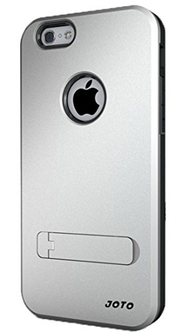 JOTO iPhone 6S 4.7 Armor Case - iPhone 6 4.7" Hybrid Dual Layer Armor Cover Case with Kickstand (Flexible TPU + Hard PC), Exclusive for Apple iPhone 6S / 6 4.7 inch (Silver, Black) JOTO iPhone 6S 4.7 Armor Case - iPhone 6 4.7" Hybrid Dual Layer Armor Cover Case with Kickstand (Flexible TPU + Hard PC), Exclusive for Apple iPhone 6S / 6 4.7 inch (Silver, Black)
