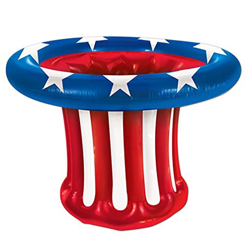 Lets Party By Beistle Company Inflatable Patriotic Hat Cooler