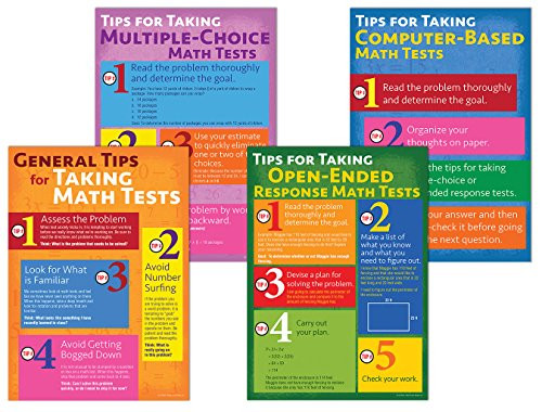 Carson Dellosa Math Testing Tips Bulletin Board Set (410095)
