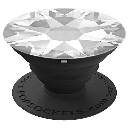 Silver Metallic Diamond Popsocket - PopSockets Grip and Stand for Phones and Tablets