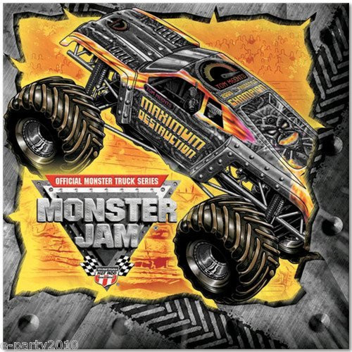 Designware Monster Jam Lunch Napkins (16ct)