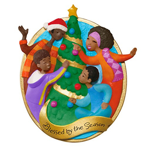 Hallmark Keepsake Family Christmas "Blessed by the Season" Holiday Ornament