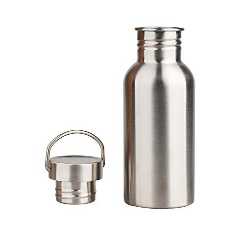 L-Anan 304 Stainless Steel Water Bottle for Cyclists, Runners, Hikers, Beach Goers, Picnics, Camping 500ML/750ML/1L (500ML)