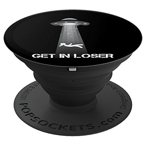 Funny Alien Abduction Get in - PopSockets Grip and Stand for Phones and Tablets