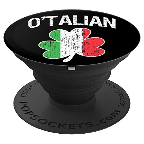 O'Talian Italian Shamrock Flag Italy Pride Irish - PopSockets Grip and Stand for Phones and Tablets O'Talian Italian Shamrock Flag Italy Pride Irish - PopSockets Grip and Stand for Phones and Tablets