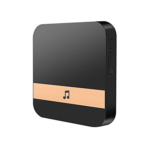 Wireless Doorbell Chime, Indoor Chime with 52 Melodies Ringtones and 4 Adjustable Volume Levels and LED Lights in Range of 265ft for Nicam WiFi Video Doorbell Camera(Not Included)
