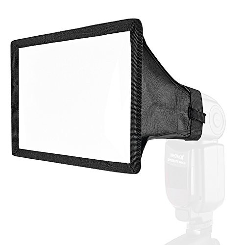 Neewer Collapsible Studio Softbox Flash Diffuser Compatible with Canon 430EX II 580EX II 600EX-RT Nikon SB600 SB800 SB900 Neewer TT560 Sigma Pentax Olympus Panasonic Lumix Flashes etc