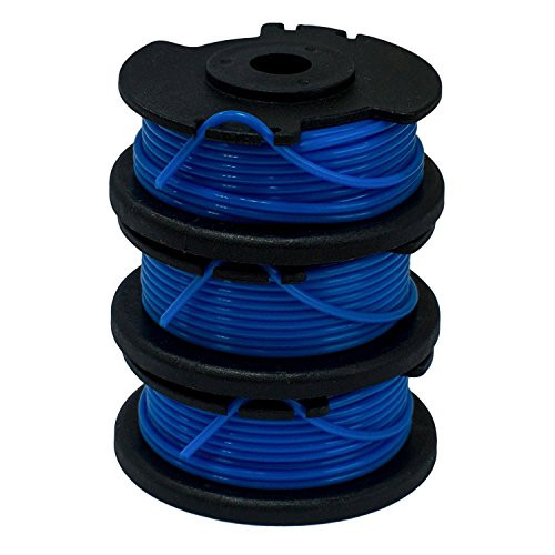 LBK 0.065" Replacement Trimmer Spool Compatible Ryobi One+ AC14RL3A, 3-Pack