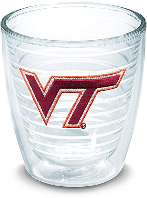 Tervis 1006669 Virginia Tech Hokies Logo Tumbler with Emblem 12oz, Clear Tervis 1006669 Virginia Tech Hokies Logo Tumbler with Emblem 12oz, Clear