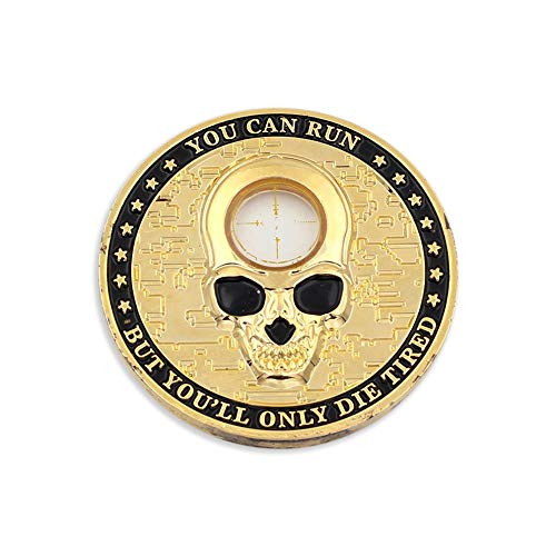 WIZARDPINS One Shot, One Kill Sniper Gold Coin- 1 Coin