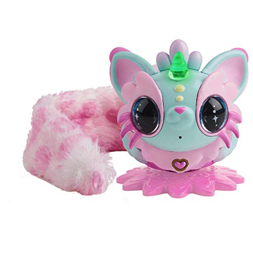 WowWee Pixie Belles - Aurora (Turquoise) - Interactive Enchanted Animal Toy