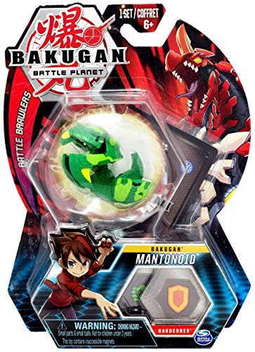 Bakugan, Mantonoid, 2-inch Tall Collectible Transforming Creature, for Ages 6 and Up