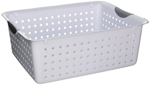 Sterilite Lg Wht Ultra Basket 16268006 Organizers Storage Kitchen 15 7/8 x 12 7/8 x 6 inches ; 1.1 pounds